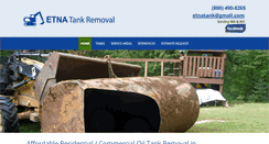 Desktop Screenshot of etnatankremoval.com